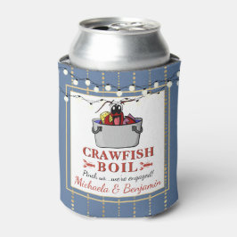 Verloving van Crawfish Seafood Boil Blue Gold Part Blikjeskoeler