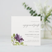 VERLOVING VAN ELEGANT BLAUW WATERVERF FLORAL GOLD KAART (Staand voorkant)