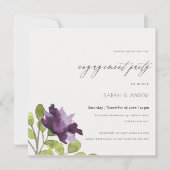 VERLOVING VAN ELEGANT BLAUW WATERVERF FLORAL GOLD KAART (Voorkant)