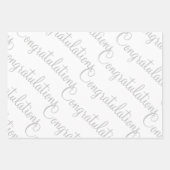 Verloving van Floral gold en zilver  Inpakpapier Vel (Voorkant 3)