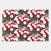 Verloving van Floral gold en zilver  Inpakpapier Vel (Voorkant)