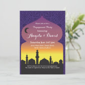 Verloving van het Arabische Nacht Kaart (Staand voorkant)