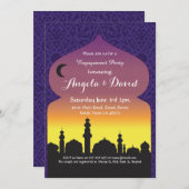 Verloving van het Arabische Nacht Kaart (Voorkant / Achterkant)