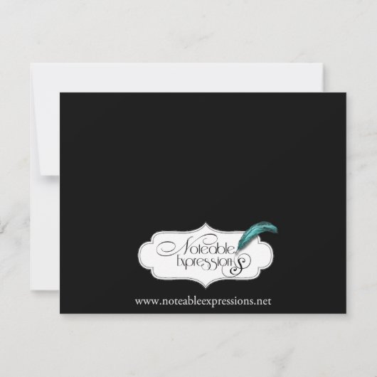 Verloving van het donkerbruin en goudkunst Deco Pe Kaart (Achterkant)