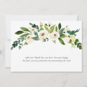 Verloving van het Elegant Wedding  Bedankkaart (Achterkant)