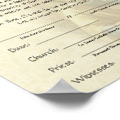 Verloving van het katholieke huwelijk Betrothal Pr Poster (Hoek)