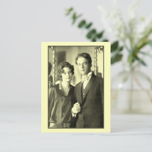 Verloving van Princess Astrid en Prince Leopold Briefkaart (Staand voorkant)