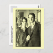 Verloving van Princess Astrid en Prince Leopold Briefkaart (Voorkant / Achterkant)