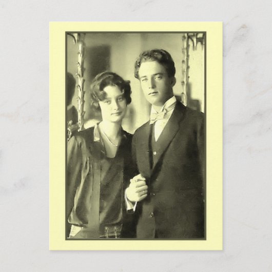 Verloving van Princess Astrid en Prince Leopold Briefkaart (Voorkant)