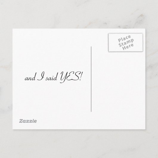 Verloving van ringen en parels Aankondiging Briefk (Achterkant)