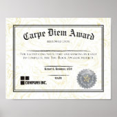 Verloving van werknemer dat voortijdig wordt uitge poster (Voorkant)