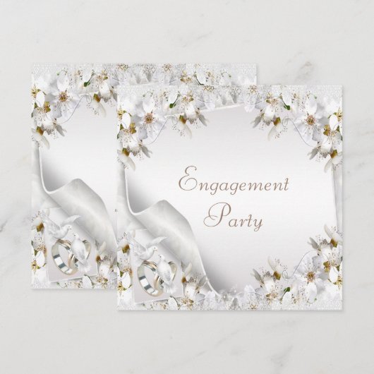 Verloving van witte luizen, honden en weduwen kaart (Voorkant / Achterkant)