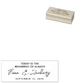 Verloving Vandaag Is Het Begin Rubberstempel (Gestempeld)