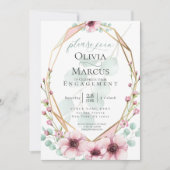 Verloving Vers lentbloemen en olijven Kaart (Voorkant)