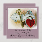  Verloving vieren Kaart (Voorkant / Achterkant)