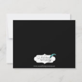 Verloving voor Black and Gold Gay Wedding Kaart (Achterkant)