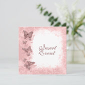 Verloving voor Butterfly-thema bruiloft Kaart (Staand voorkant)