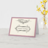 Verloving voor de bruiloft van de bismillah kaart (Gele Bloem)