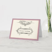 Verloving voor de bruiloft van de bismillah kaart (Voorkant)