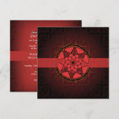 Verloving voor de bruiloft van de bismillah kaart (Voorkant / Achterkant)