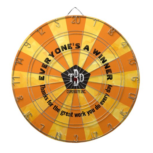 Verloving voor erkenning van werknemers dartbord (Voorkant)