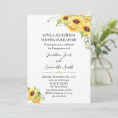 Verloving voor landschapskistbloemen kaart (Staand voorkant)