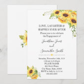 Verloving voor landschapskistbloemen kaart (Voorkant / Achterkant)