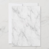 Verloving voor marmer en kalligrafie kaart (Achterkant)