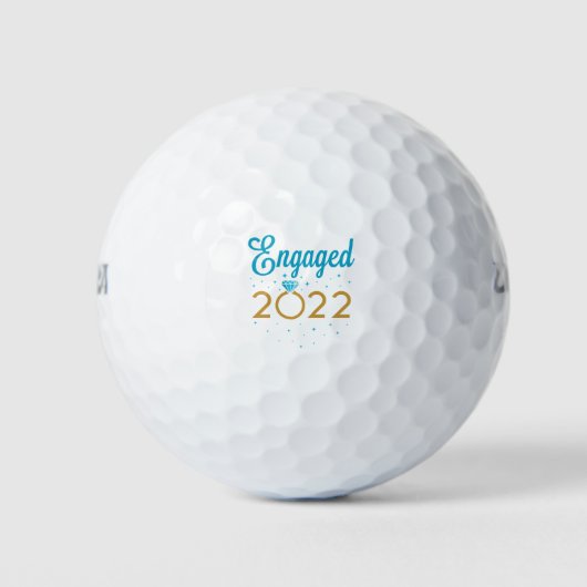Verloving voor paren van 2022 golfballen (Voorkant)