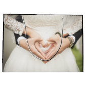 Verloving voor persoonlijke weddenschappen groot cadeauzakje (Achterkant)