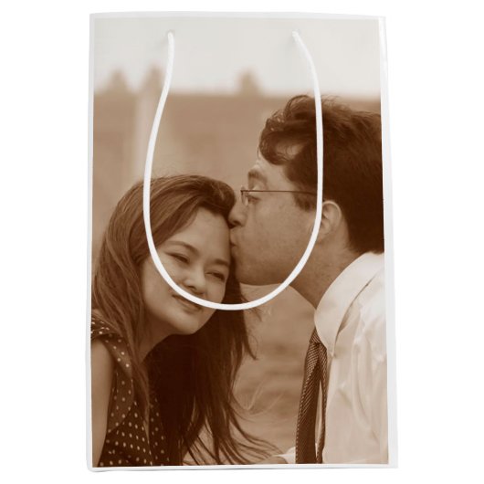 Verloving voor persoonlijke weddenschappen medium cadeauzakje (Voorkant)