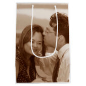 Verloving voor persoonlijke weddenschappen medium cadeauzakje (Achterkant)