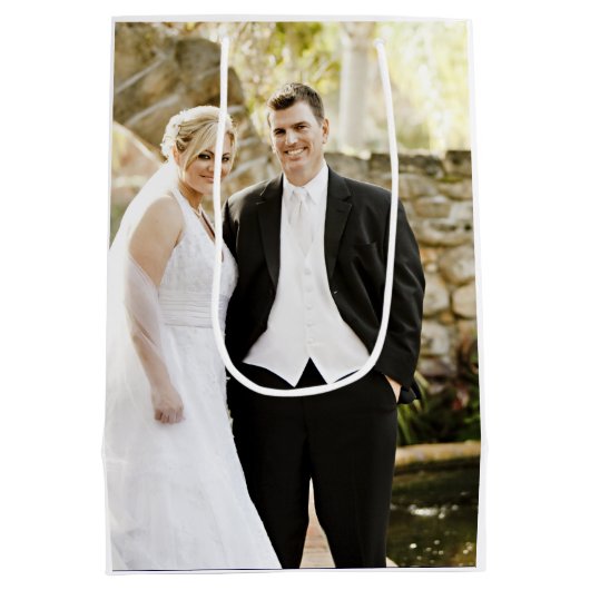 Verloving voor persoonlijke weddenschappen medium cadeauzakje (Achterkant)