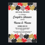 Verloving voor stelletjes Las Vegas Casino Party Kaart<br><div class="desc">De Shower Las Vegas Party van een paar. Wijzig je aanbieding voor een parendouche,  verlovingsfeest,  bruiloft BBQ,  I DO BBQ,  enz. Verander gewoon de tekst naar wens van je partij. Afdruk achteraan inbegrepen.</div>