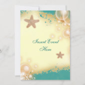 Verloving voor strandbruiloft kaart (Voorkant)