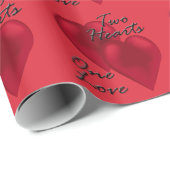 Verloving voor weddenschappen Twee harten die papi Cadeaupapier (Rol Hoek)