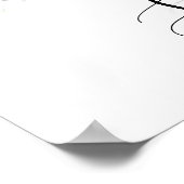 Verloving, voorstel, cadeaupost voor verjaardagsfe poster (Hoek)