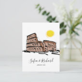 Verloving, voorstel, verjaardagsgeschenk feestdagenkaart (Staand voorkant)