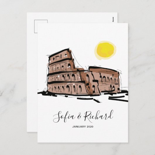 Verloving, voorstel, verjaardagsgeschenk feestdagenkaart (Voorkant / Achterkant)