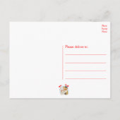 Verloving Vrijgezellenfeest Roodbruiloft Briefkaart (Achterkant)