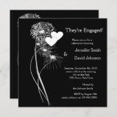 Verloving Vuurwerk Uitnodiging (Voorkant / Achterkant)