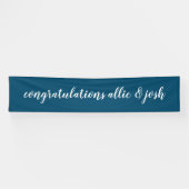 Verloving wanddecoratie op maat gemaakt gedrukt spandoek (Horizontaal)