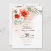 VERLOVING | Waterverf bloesems en afval Kaart (Voorkant)