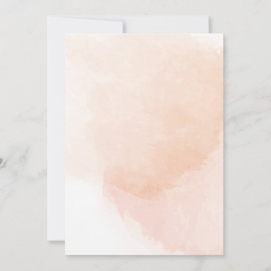 VERLOVING | Waterverf bloesems en afval Kaart (Achterkant)