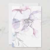 VERLOVING | Waterverf bloesems en afval Kaart (Achterkant)