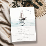 Verloving waterverf Nautical Sailing Yacht Zee Kaart<br><div class="desc">Neem contact met mij op via yellowfebstudio@gmail.com voor meer aanpassingen of andere overeenkomende objecten.</div>