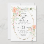 VERLOVING | Waterverf Pastel Spring Flowers Kaart (Voorkant)