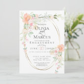 VERLOVING | Waterverf Pastel Spring Flowers Kaart (Staand voorkant)