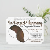 Verloving Weddenschap NYC Black White Cookie Kaart (Staand voorkant)