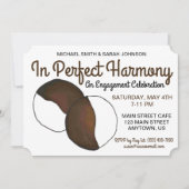 Verloving Weddenschap NYC Black White Cookie Kaart (Voorkant)